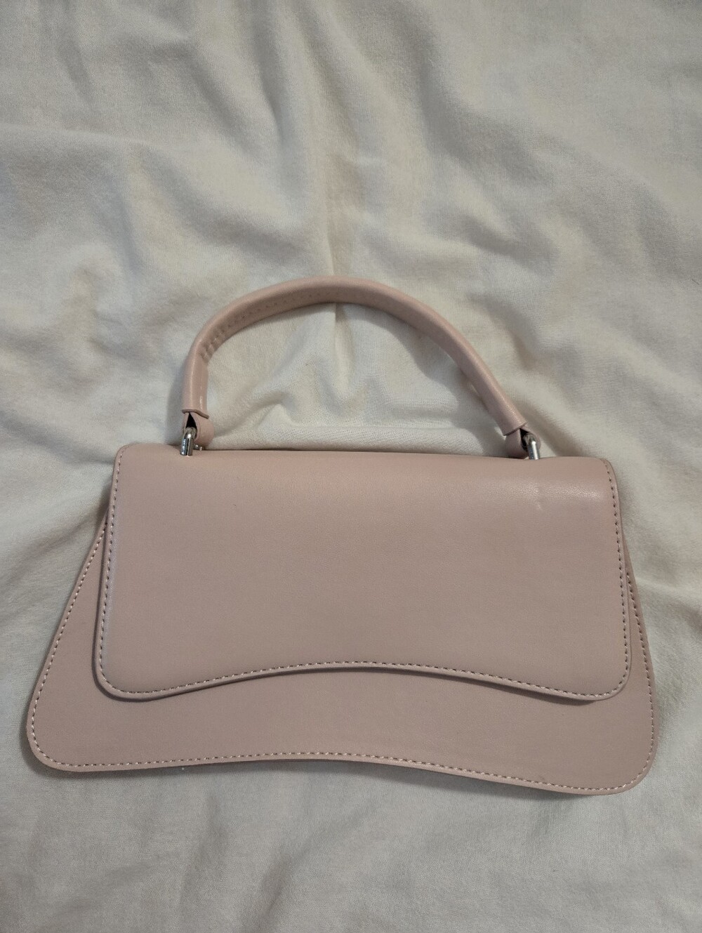 Only Blush Pink Mini Top-Handle Bag